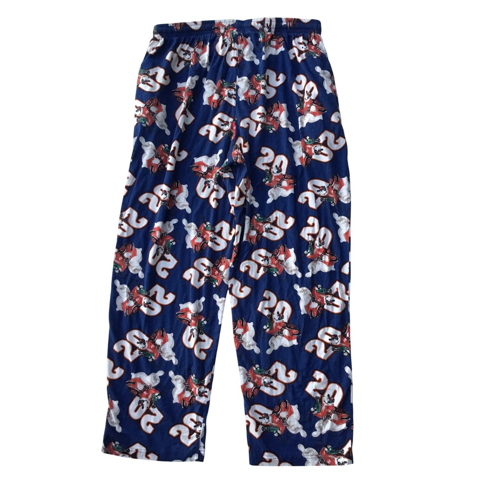 Coca-Cola Racing Family Polar Bear Pajama Pants Mens Large Blue Cotton NASCAR
